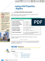 ML Geometry 2-4 Reasoning With Properties From Alg