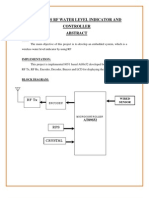 Wireless RF Water Level Indicator and Controller