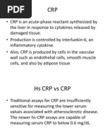 High Sensitivity CRP