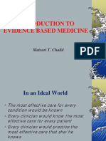 Introduction To Evidence Based Medicine: Maisuri T. Chalid