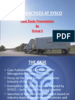 Case Study SYSCO