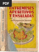 Entremeses Aperitivos y Ensaladas