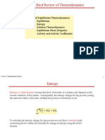 Lecutre 2: Brief Review of Thermodynamics