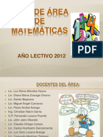 Plan de Matematicas