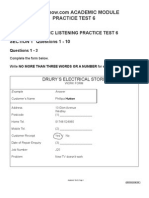 Academic Question Paper Test 6