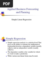 Simple Linear Regression