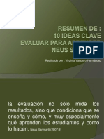 10 Ideas Clave Evaluar para Aprender