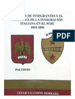 538-Historia de Inmigrantes y El Problema de La Inmigracion Italiana Al Peru 1855 - 1890