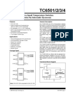 Ultra Small Temperature Switches With Pin Selectable Hysteresis