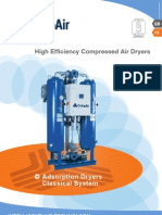 High Efficiency Compressed Air Dryers: Adsorption Dryers Classical System