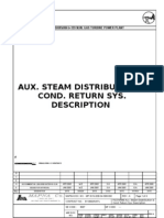 Aux. Steam Distribution & Cond. Return Sys. Description: I.P.D.C. Project: Shirvan 6×159 M.W. Gas Turbine Power Plant