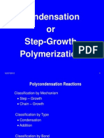 Chapter 4. Condensation Polymerization