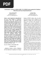 Performance Analysis of MIMO SFBC CI-COFDM System Against The Nonlinear Distortion and Narrowband Interference