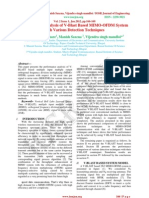 Performance Analysis of V-Blast Based MIMO-OFDM System With Various Detection Techniques