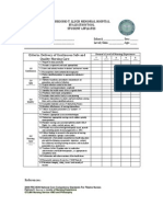 GTLMH Nursing Evaluation Tool