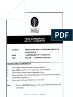 TCB 1063 Algorithm and Data Structure