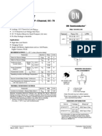 NTS4101P Power MOSFET: 20 V, 1.37 A, Single P Channel, SC 70