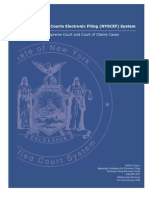 New York State Courts Electronic Filing User Manual