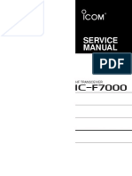 Icom Ic-F7000 Service Manual