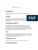 Ofloxacin Drug Study