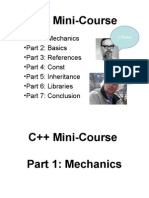 C++ Mini-Course - Best C++ Programing Book