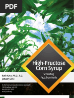 High-Fructose Corn Syrup: Separating Facts From Myths