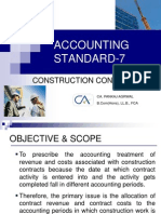 Accounting Standard-7: Construction Contracts