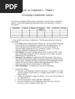 Stakeholder Analysis