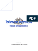 Control Administrativo. Caso Technocron International