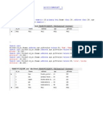 Assignmant - 1: (, ,, Not Null,)