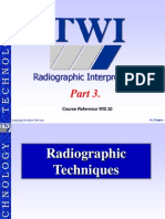 TWI Radiographic Interpretation. (Part3)