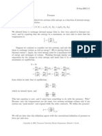 Thermal Physics Lecture 3