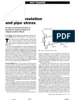 Thermal Insulation and Pipe Stress