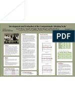 Development and Evaluation of The Compassionate Altruism Scale