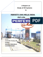 HR System at Perfetti