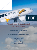 Financial Analysis of Tiger Airways 2012