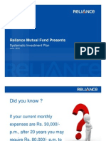 Reliance Mutual Fund Presents: Systematic Investment Plan Systematic Investment Plan