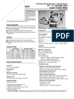 3/4" - 2" Cartridge Style Liquid Turbine Meter: Features/Benefits