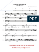 Asheghtaram Kardi by Bijan Mortazavi (Lead Sheet Sample)