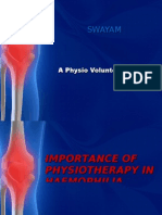 Importance of Physiotherapy in Haemophilia