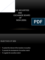 The Securities AND Exchange Board