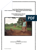 Effectiveness Review: Capacity Building For Rural Enterprise Development For Small Producers, Nicaragua