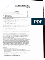 Unit Finite Difference Methods: Structure Page No