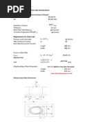 Base Plate and Anchor Bolt Design