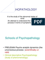 Schools of Psychopathology