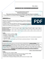 Evaluation Production PIB Valeur Ajoutée