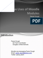 Creative Use of Moodle