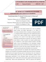 Development of Chemically Modified Pectin Based Extended Release Tablets of Nifedipine