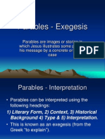 Parables - Exegesis