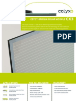 Cdte Thin Film Solar Module: Original Size